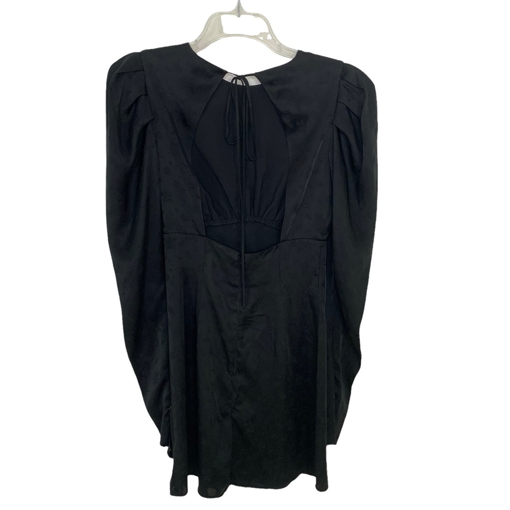 Andamane Dress Hope Mini Black Jacquard Print 2 - Picture 5 of 12